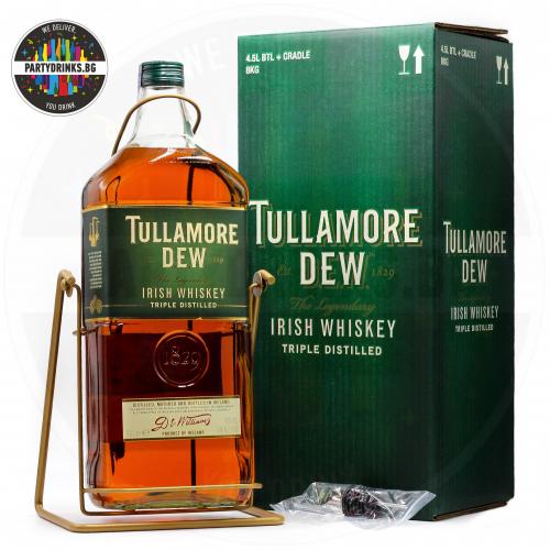 Ирландско уиски Tullamore Dew 4.5L 40% с люлка